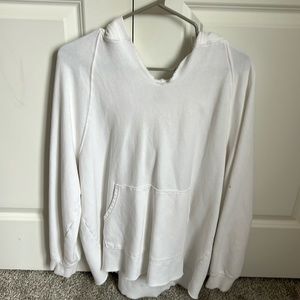 White Aerie Distressed hoodie